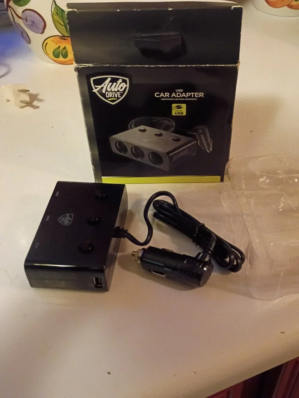 Auto Drive USB Power Adapter New Unused